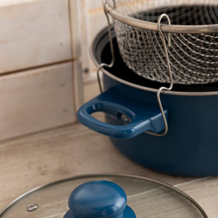 Freidora con Cestillo Acero Carbono Baltic Quid 20 cm (4 Unidades) 2 Freidora con Cestillo Acero Carbono Baltic Quid 20 cm (4 Unidades) 2