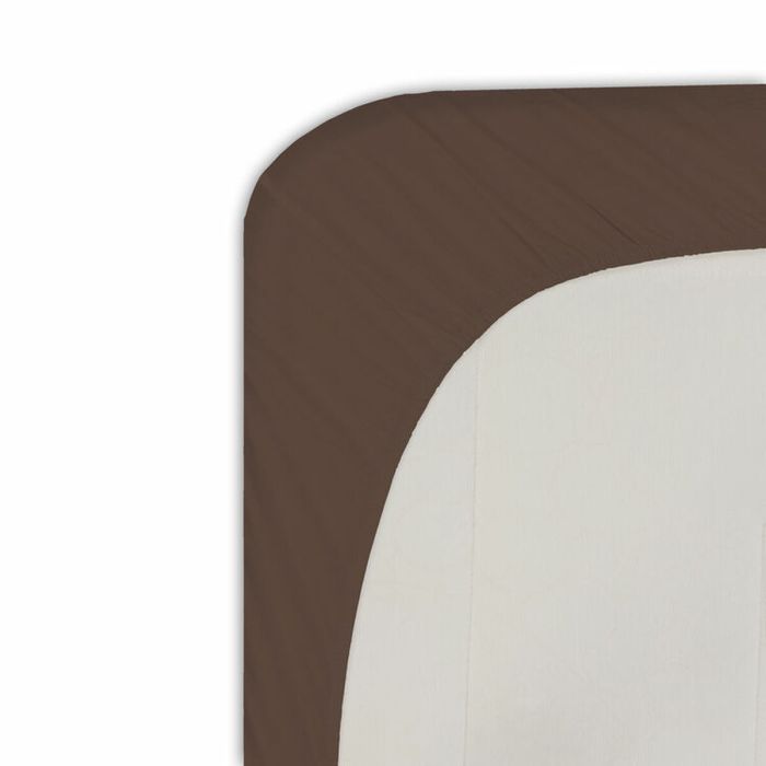 Drap housse Happy Home Mix Colors Marron Lit 1 persone 5 Drap housse Happy Home Mix Colors Marron Lit 1 persone 5