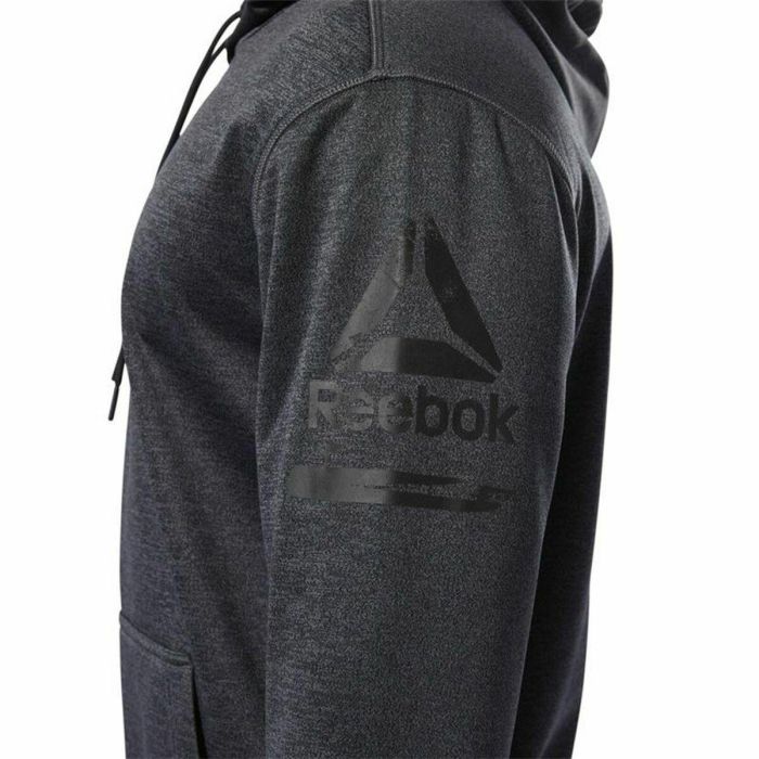 Sweat à capuche femme Reebok Ready Poly Fleece Gris foncé 3 Sweat à capuche femme Reebok Ready Poly Fleece Gris foncé 3
