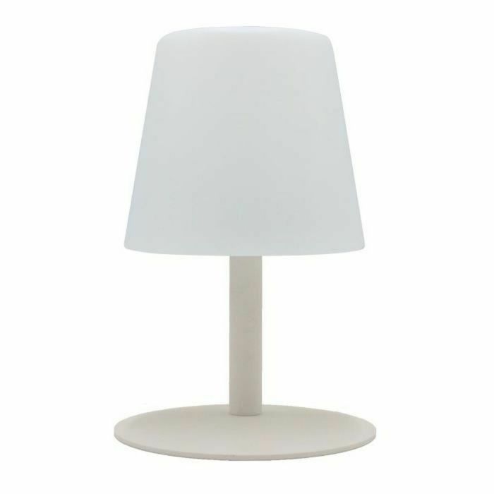 Lumisky STANDY MINI CREAM Lampe de table LED sans fil, intensité variable, blanc chaud / froid, base acier crema