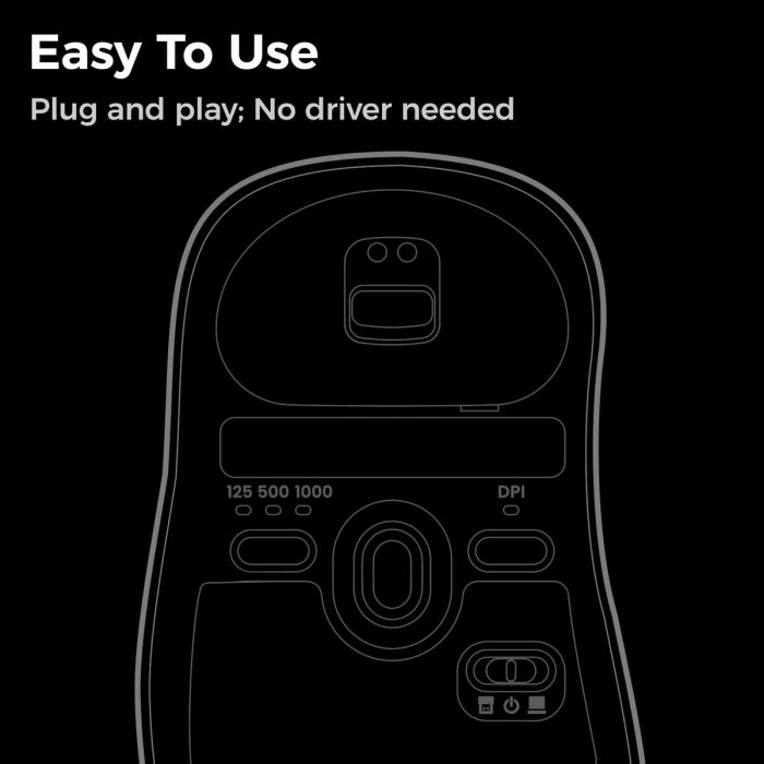 Souris Zowie 9H.N4WBE.A2E Noir 3200 DPI 1