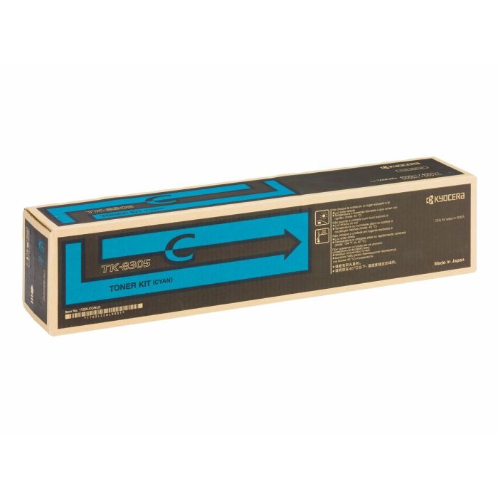 Toner original Kyocera TK-8305C Noir Cyan 3 Toner original Kyocera TK-8305C Noir Cyan 3