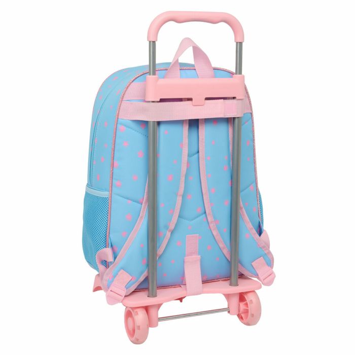 Cartable Lilo & Stitch Happy Bleu ciel 33 x 42 x 14 cm 1