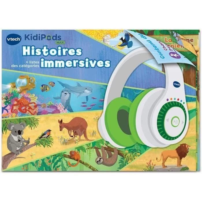 Casque audio interactif pour enfants - VTECH - Kidi Audio Max - Réglage du volume sonore - Livret imagé inclus 4