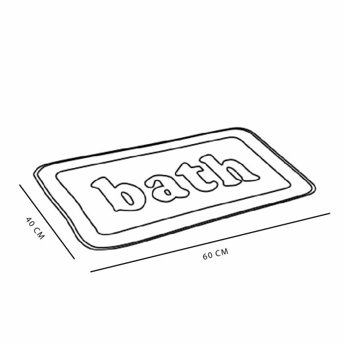 Tapis Antidérapant pour Baignoire TODAY UTILITY Bleu 40 x 60 cm 2