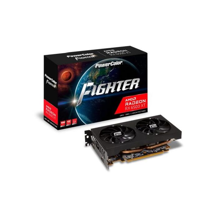 RX 6500XT 4GB PowerColor Fighter Radeon GDDR6