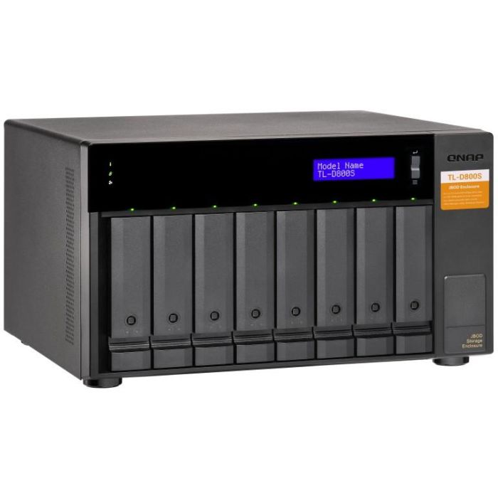 QNAP TL-D800S 8-bay desktop SATA JBOD expansion unit 7