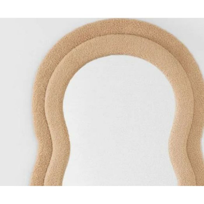 Miroir mural Home ESPRIT Marron Velours Scandi 60 x 4 x 160 cm 1 Miroir mural Home ESPRIT Marron Velours Scandi 60 x 4 x 160 cm 1