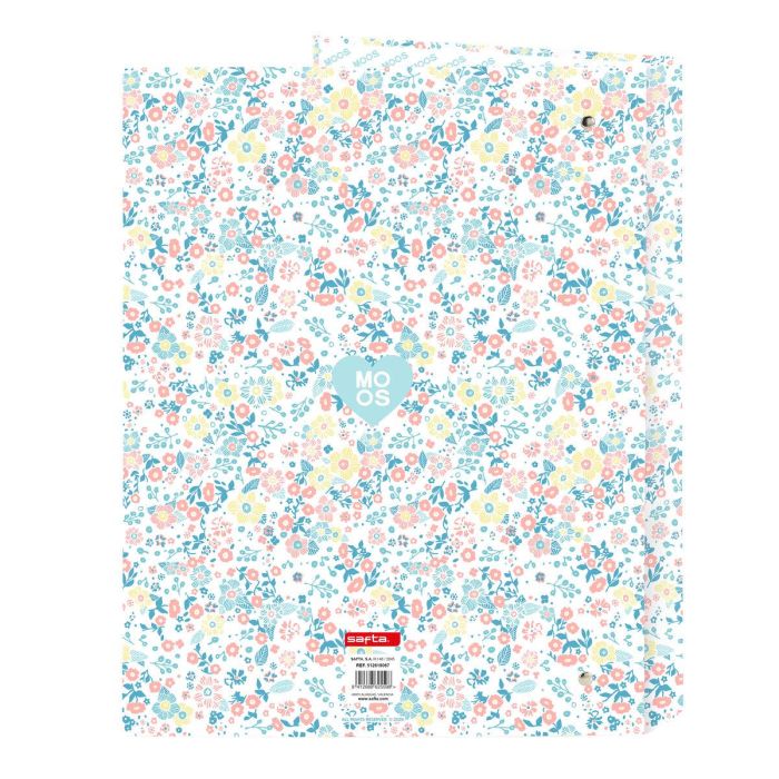 Reliure à anneaux Moos Fiori Multicouleur A4 26.5 x 33 x 4 cm 1