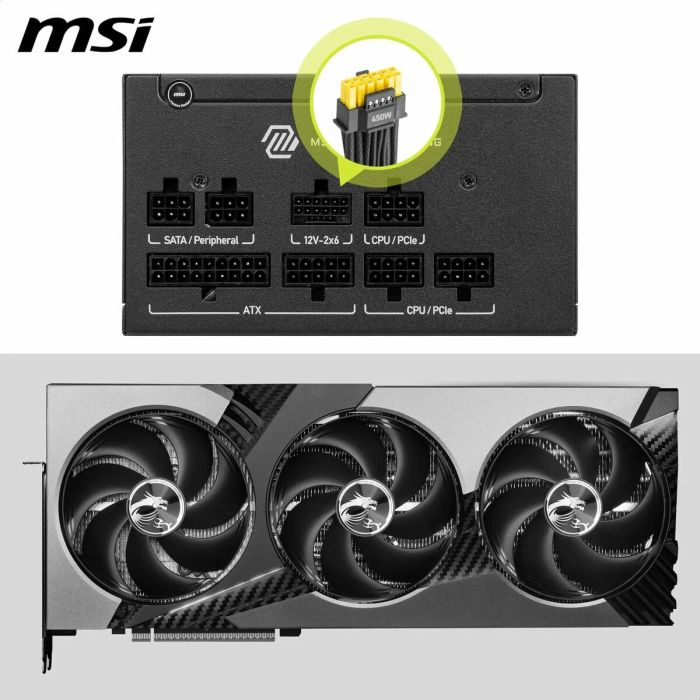Bloc d’Alimentation MSI 306-7ZP1B11-CE0 750 W 80 Plus Gold ATX 4