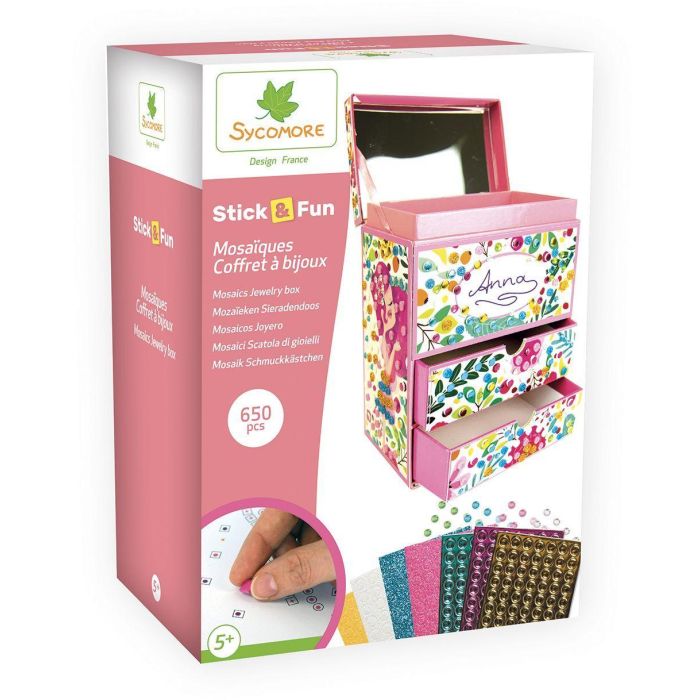 3D Mosaiques - SYCOMORE - Stick'N Fun - Coffret bijoux - Des 5 ans 0 3D Mosaiques - SYCOMORE - Stick'N Fun - Coffret bijoux - Des 5 ans 0