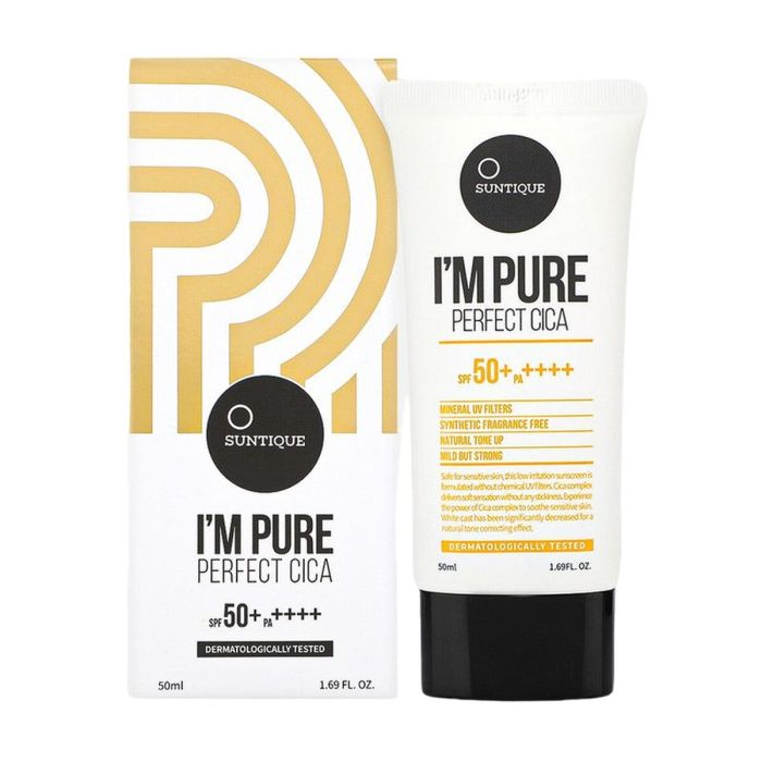 Suntique I'M PURE perfect cica SPF50+ Crème Solaire 50 ml