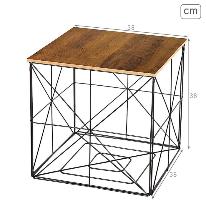 Porte-manteau Max Home Fer Bois MDF (4 Unités) 3