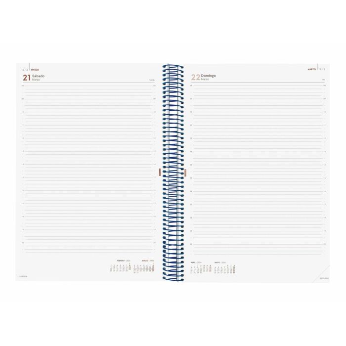 Agenda Finocam YEAR Bleu A4 21 x 29,7 cm 2026 3 Agenda Finocam YEAR Bleu A4 21 x 29,7 cm 2026 3