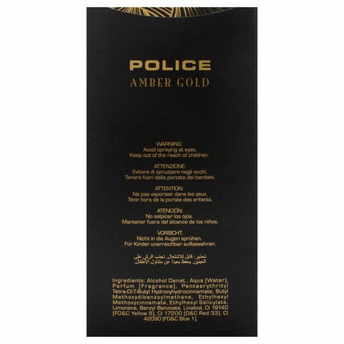 Parfum Femme Police Amber Gold EDT 100 ml 1 Parfum Femme Police Amber Gold EDT 100 ml 1