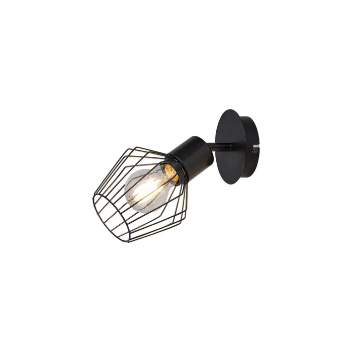 RABALUX Lampe d'appoint Belano E27 Style Industriel Noir Mat IP20 RAB-3534 1