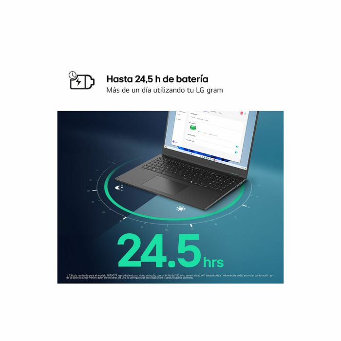 Ordinateur Portable LG 14Z90RU-G.AA55B 14" 16 GB RAM 512 GB SSD Espagnol Qwerty i5-1334U 22 Ordinateur Portable LG 14Z90RU-G.AA55B 14" 16 GB RAM 512 GB SSD Espagnol Qwerty i5-1334U 22