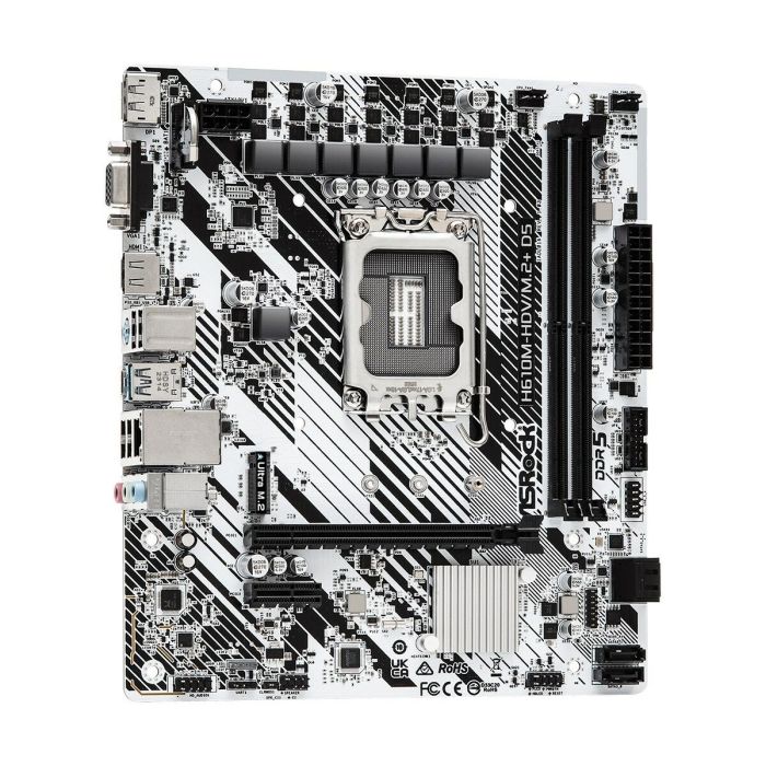 Carte Mère ASRock 90-MXBM50-A0UAYZ LGA 1700 INTEL H610 4 Carte Mère ASRock 90-MXBM50-A0UAYZ LGA 1700 INTEL H610 4