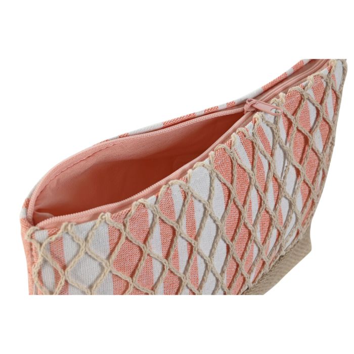 Nécessaire de Voyage Home ESPRIT Gris Corail 25 x 7 x 15 cm (2 Unités) 2