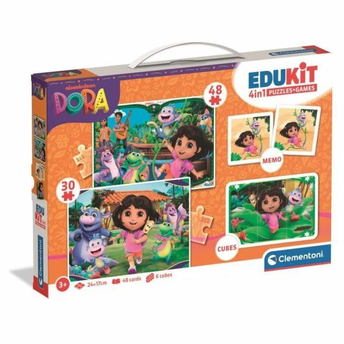Clementoni Edukit 4 en 1 Dora CLE8005125182091