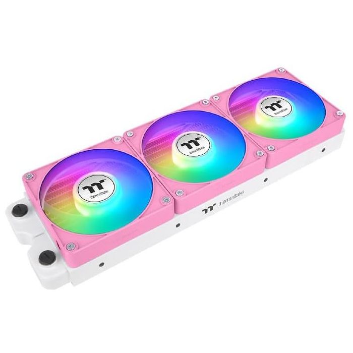 140mm Thermaltake CT140 EX ARGB Sync PC Cooling Fan Pink 3 Pack 4 140mm Thermaltake CT140 EX ARGB Sync PC Cooling Fan Pink 3 Pack 4