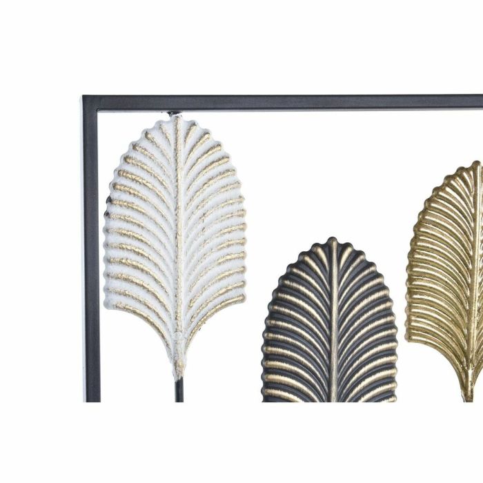Décoration murale DKD Home Decor Noir Métal Multicouleur Moderne Feuille d'une plante (35 x 2 x 90 cm) 1 Décoration murale DKD Home Decor Noir Métal Multicouleur Moderne Feuille d'une plante (35 x 2 x 90 cm) 1