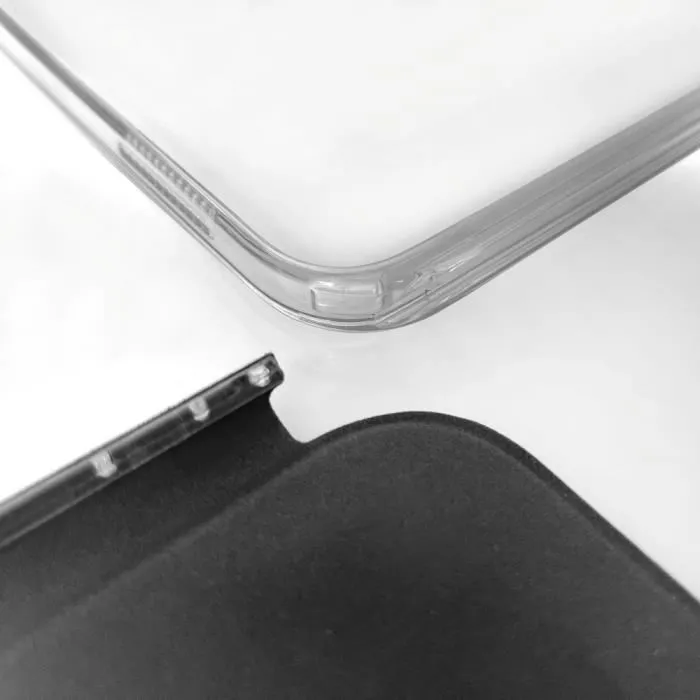 Port Designs Folio NOUMEA 2 Slimclear - Étui transparent pour iPad Air 11" (6ᵉ génération, M2) - Protection contre les chocs - Gris