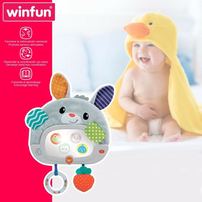 Jouet pour bébé Winfun Lapin 25 x 35 x 2,5 cm (4 Unités) 2 Jouet pour bébé Winfun Lapin 25 x 35 x 2,5 cm (4 Unités) 2