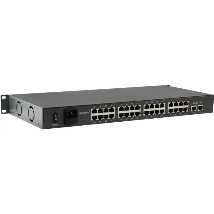 Switch 34x FE FGP-3400W250 2xGE 19" 250W 32xPoE 5