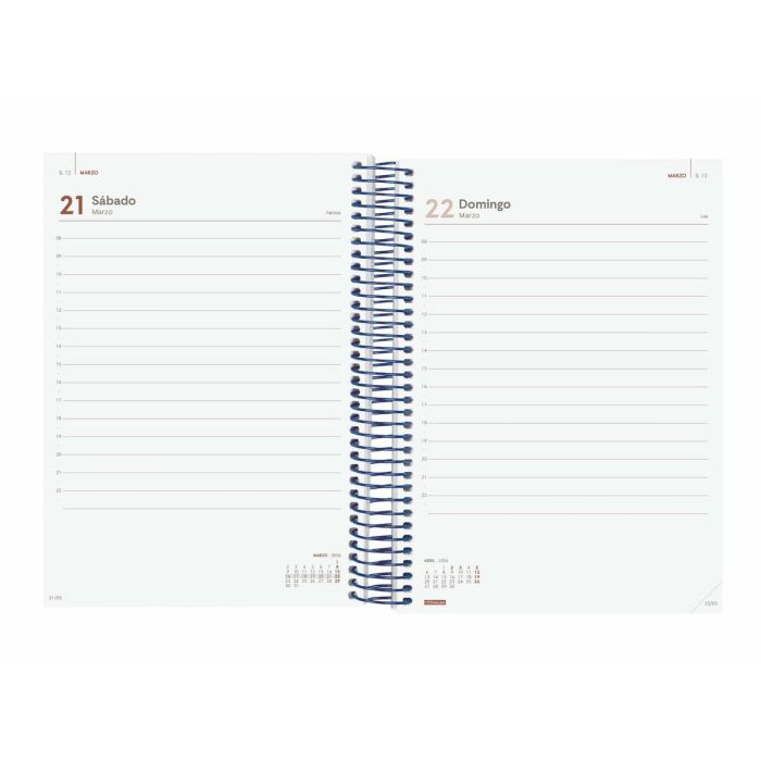 Agenda Finocam YEAR Bleu A5 15,5 x 21,2 cm 2026 3