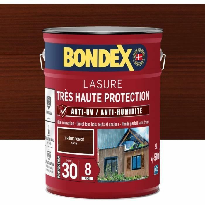 Peinture d'Apprêt Bondex Satiné 5 L Marron 0 Peinture d'Apprêt Bondex Satiné 5 L Marron 0