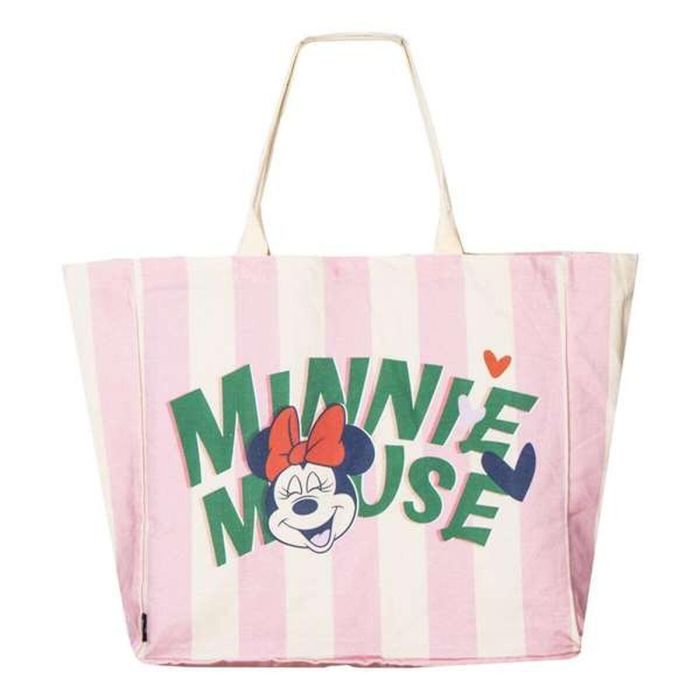Sac à Achats Minnie Mouse Rose 48 x 43 x 17 cm