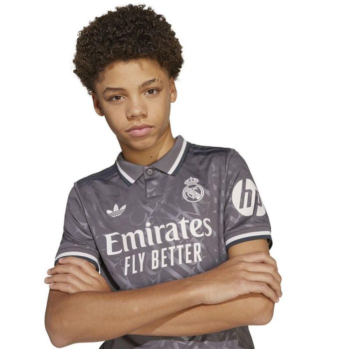 Maillot de Football à Manches Courtes pour Enfants Adidas Real Madrid 24/25 Away XL 2 Maillot de Football à Manches Courtes pour Enfants Adidas Real Madrid 24/25 Away XL 2
