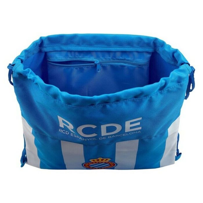 Sac à dos serré par des ficelles RCD Espanyol Bleu Blanc 35 x 40 cm 1