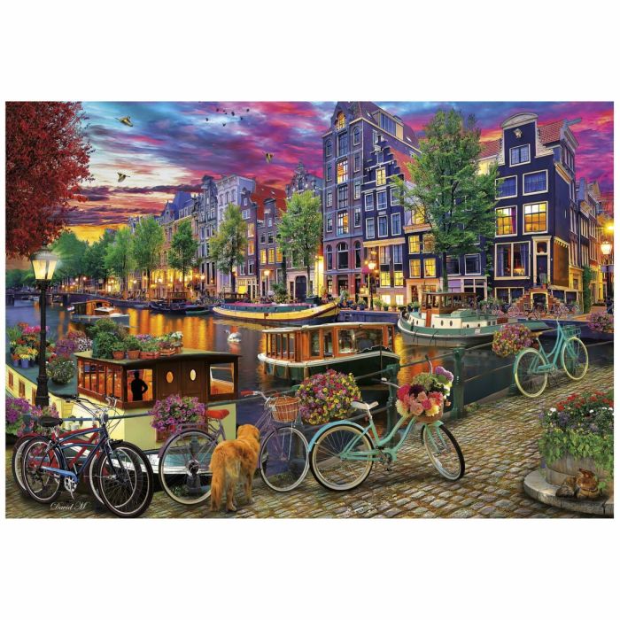 Puzzle Educa Bicicletas en Ámsterdam 6000 Pièces 6