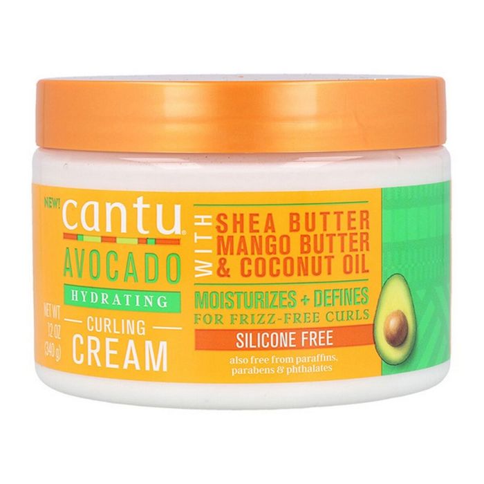 Cantu Crème Hydratante Avocat pour Cheveux Bouclés 340g
