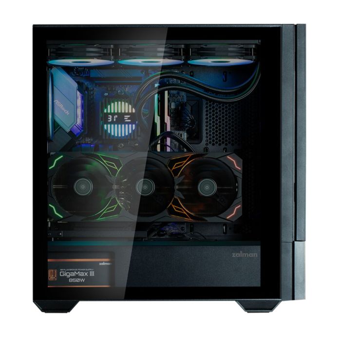 Boîtier ATX semi-tour Zalman Z10 DS BLACK Noir 4
