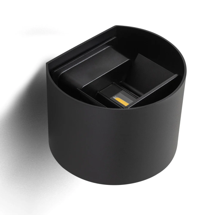 Applique LED Extérieure 2x5W 100Lm/W IP65 Noir 4000K HO-APL07-IP65-B-W 2