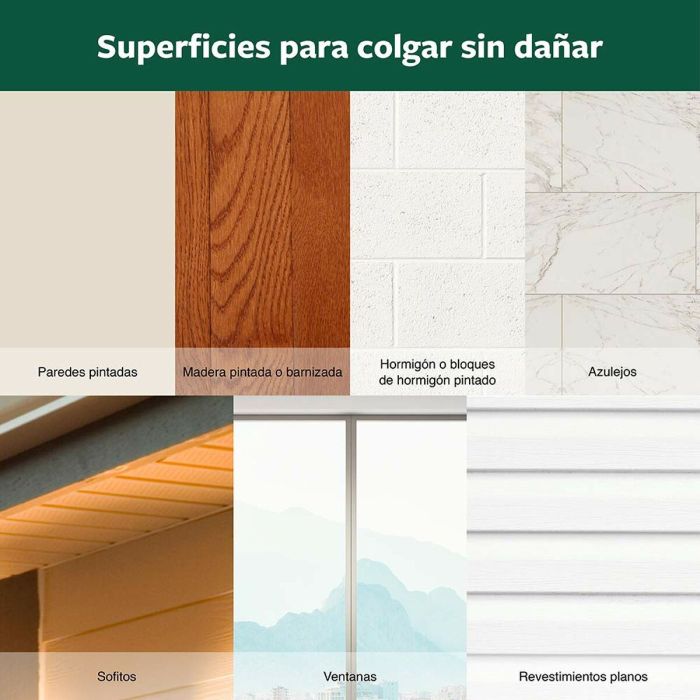 Crochet pour suspendre 3M Transparent Plastique (8 Unités) 6