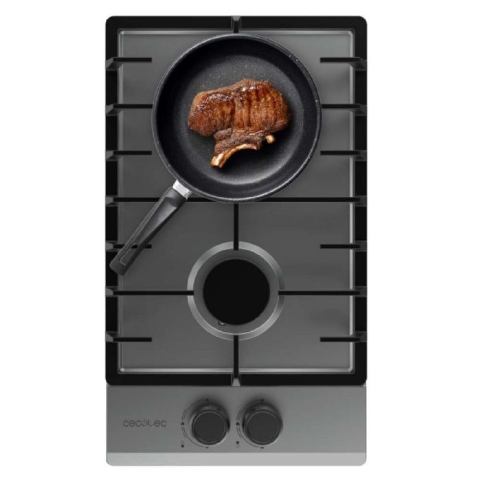 Plaque au gaz Cecotec Bolero Squad G 2200F Inox 5250 W 29 x 50 cm