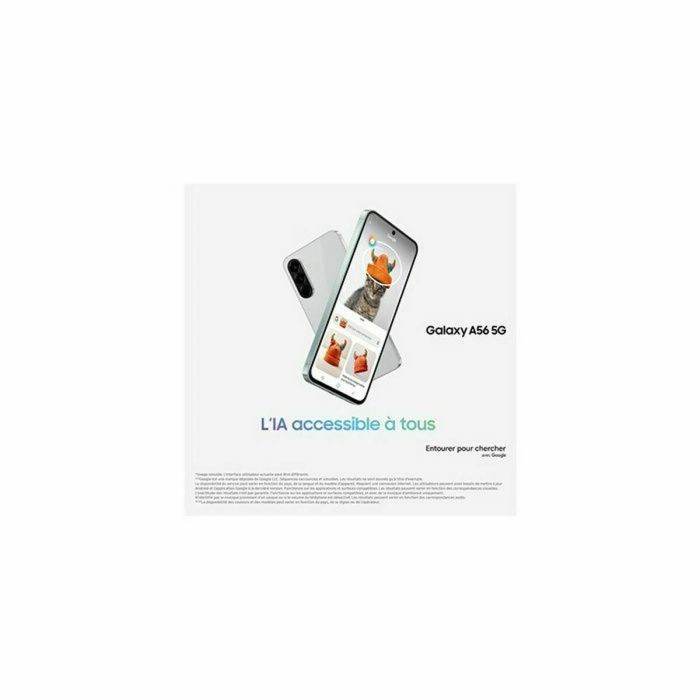 Smartphone Samsung SM-A566BZAAEUB Octa Core 8 GB RAM 128 GB Gris 6,7" 9