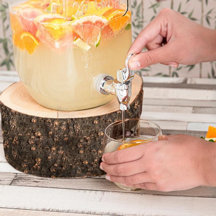 Dispensador de Bebidas con Tapa Viba Quid 4 L (6 Unidades) 2