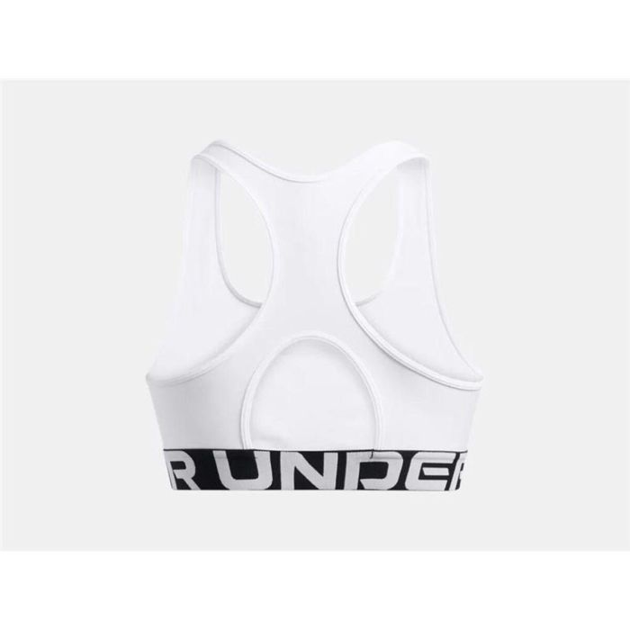 Soutien-gorge de Sport Under Armour Hg Mid Branded Blanc XL 1 Soutien-gorge de Sport Under Armour Hg Mid Branded Blanc XL 1