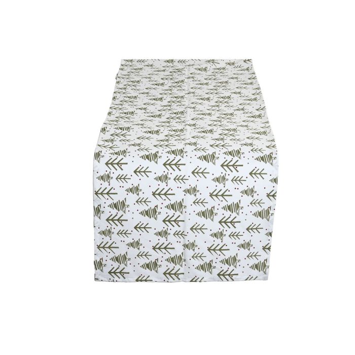Chemin de Table Home ESPRIT Blanc Vert Beige 50 x 150 x 0,2 cm