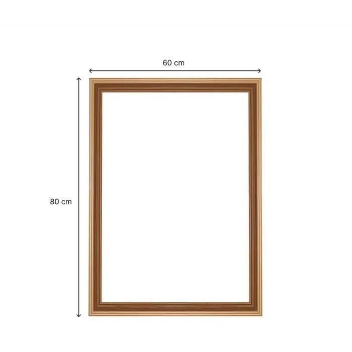Encadrement Mouluré - NORDLINGER PRO - 80 x 60 cm - 42 x 14 mm - FSC 100% 1