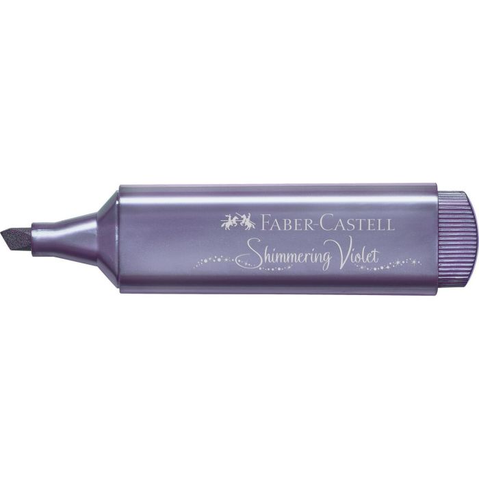 Marqueur fluorescent Faber-Castell Textliner 46 Violet 10 Unités 3