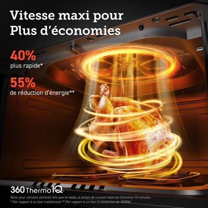 Friteuse sans huile COSORI - Dual Blaze Chef Edition - Capacité 6,4L - 12 programmes - 5 brochettes et 1 grille - 1700W - Noir 2