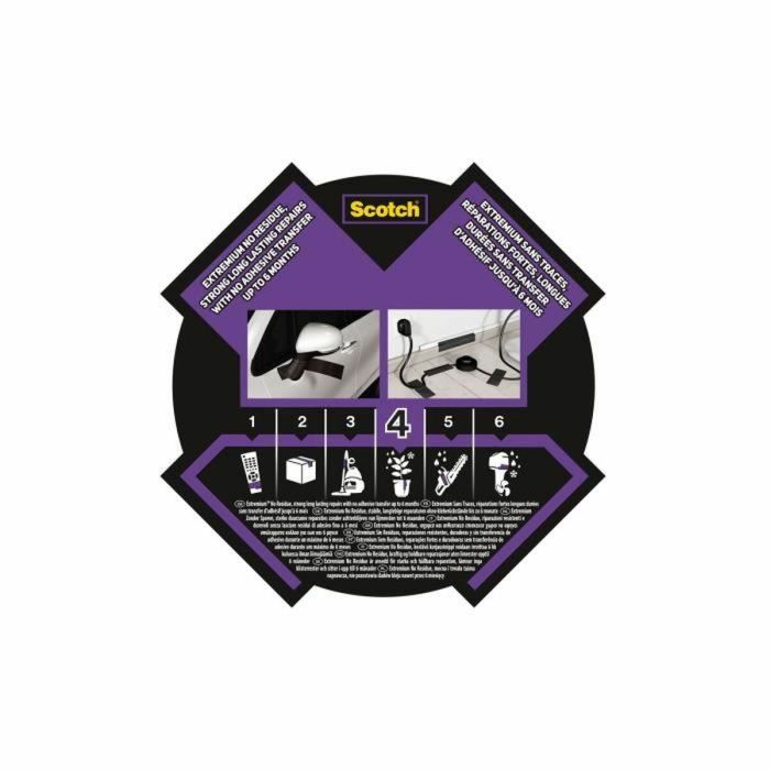 Adhésifs Scotch Gris 10 Adhésifs Scotch Gris 10