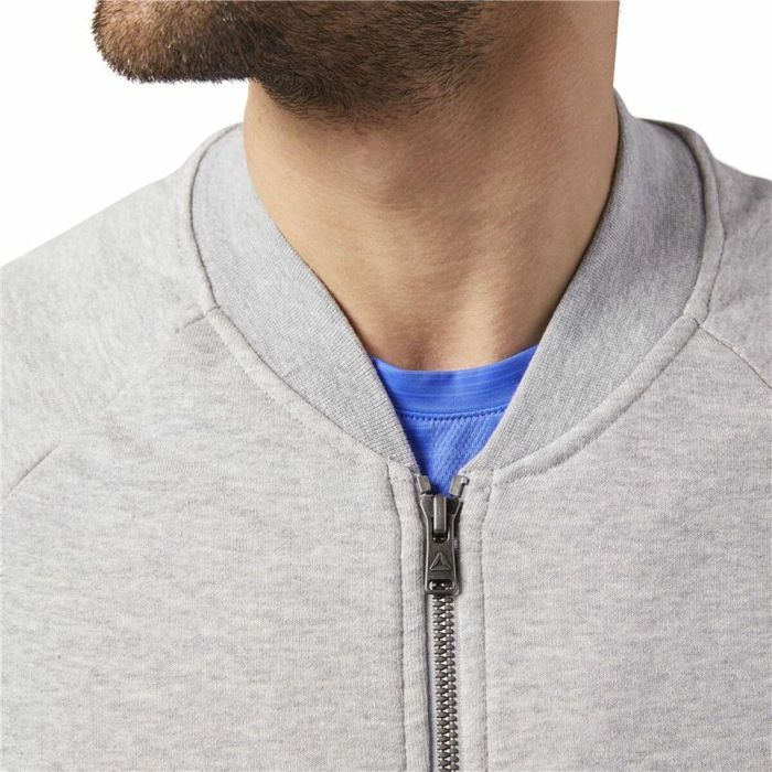 Veste de Sport pour Homme Reebok Bomber Retro Gris 3