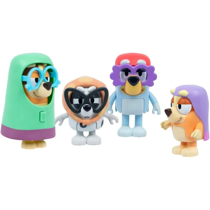 Bluey - Coffret de 4 figurines articulées Les Grands-Mères - À collectionner - Dès 3 ans Bluey - Coffret de 4 figurines articulées Les Grands-Mères - À collectionner - Dès 3 ans